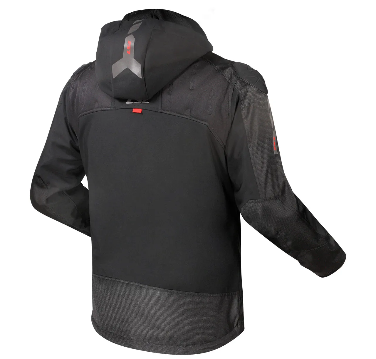 LS2 ZIRCONIUM EVO MONT SİYAH-KIRMIZI